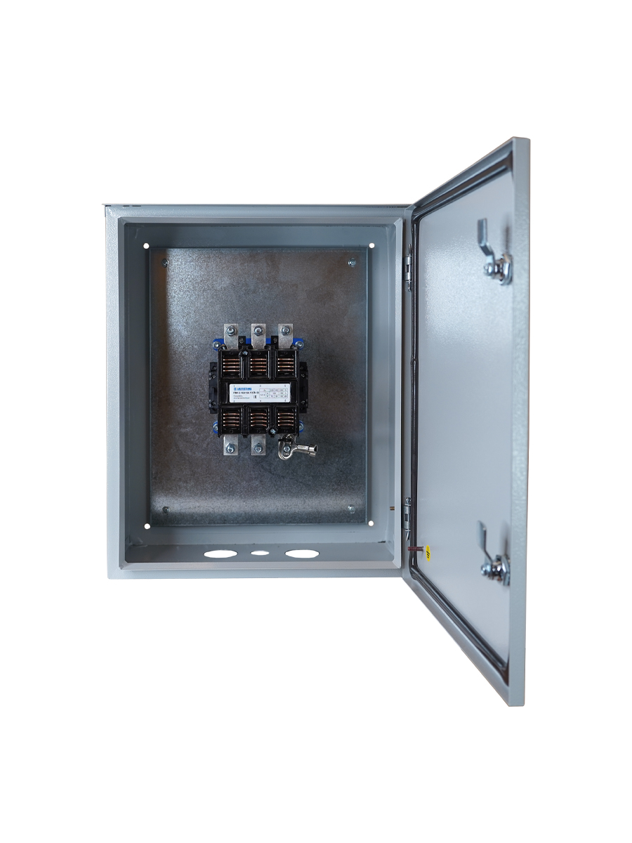 ПМ12-160110 У2 В, 380В, 2з+2р, 160А, нереверс., б/реле, в корпусе 500х400х220, без кнопок, IP54 (ЭТ)