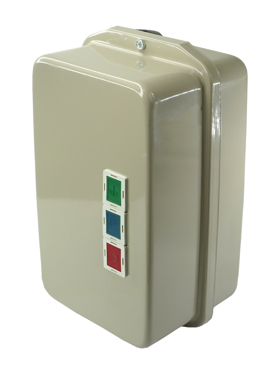 ПМА-4230 У3 В, 380В, 2з+2р, 63А, нереверс., с реле 53,5-63,0А, в корпусе IP40, с кнопк.П+С+R  (ЭТ)