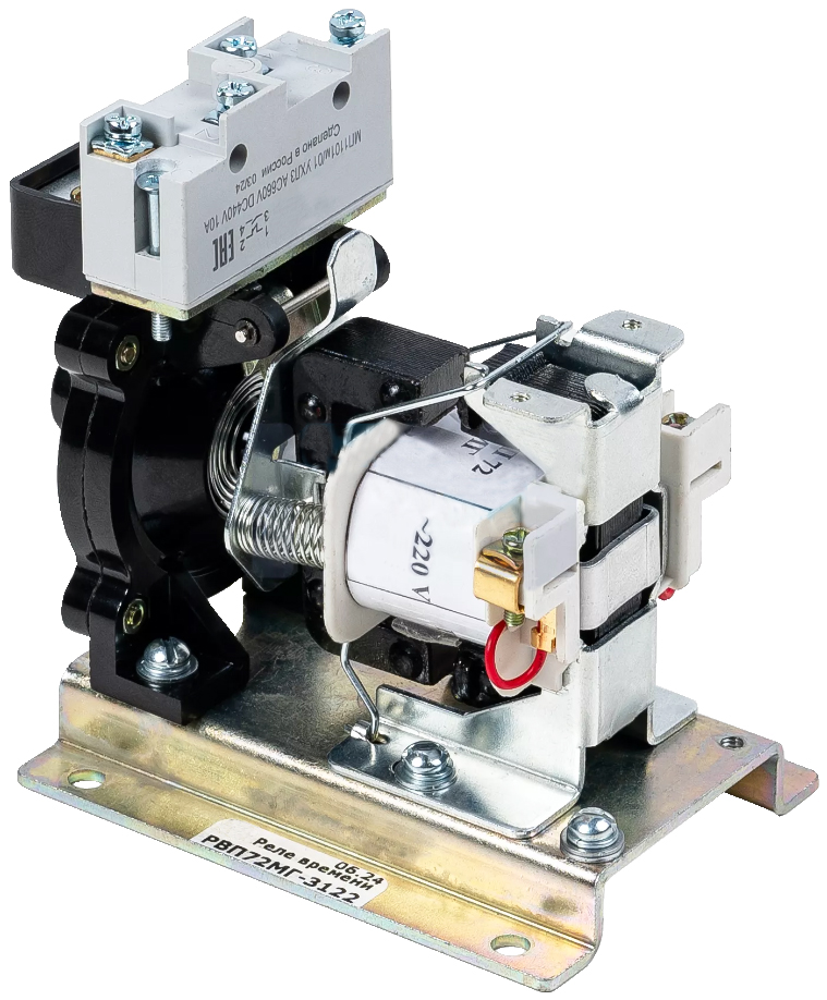 РВП-72МГ-3122-УХЛ4, 220В, 0,4-180 с, 1з+1р с выдержкой времени, снятие напряжения, IP00