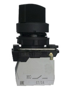 КПЕ 2140 -Р УХЛ3, чёрный, 4но+0нз, ручка с фиксацией на 3 положения, IP40  (ЭТ) 