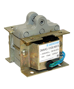 ЭМИС-1100 МУ3, 380В, тянущее исполнение, ПВ 100%, IP20, с гибкими выводами  (ЭТ)