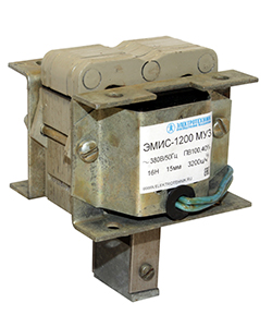 ЭМИС-1200 МУ3, 220В, толкающее исполнение, ПВ 100%, IP20, с гибкими выводами  (ЭТ)