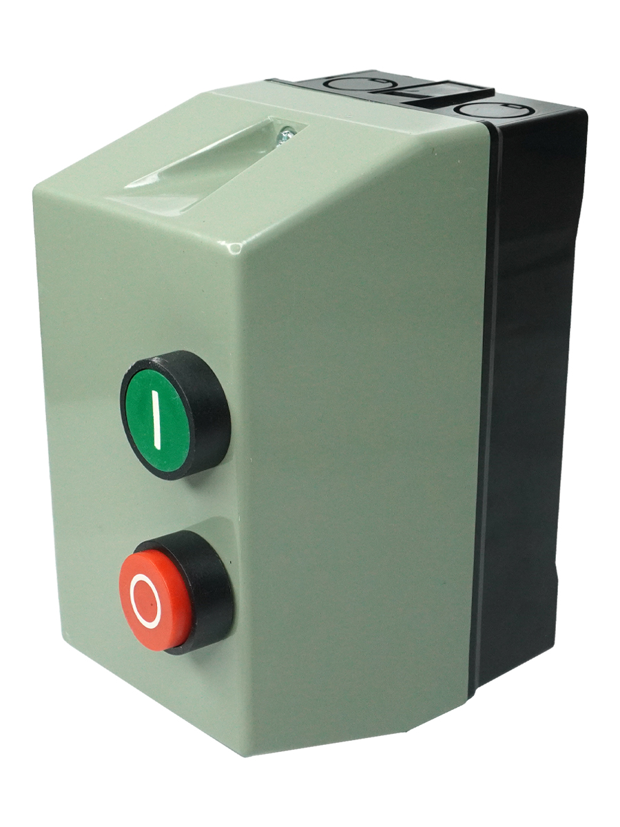 ПМЛ-1220 УХЛ4 Б, 220В, 1з, 10А, нереверс., с реле 0,4-0,63А, в корпусе IP54, с кнопк.ПУСК+СТОП  (ЭТ)