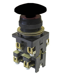 ВК30-10-21130-54 У2 (КЕ-192 исп.7), черный, 2з+1р, гриб без фиксации, IP54, 10А. 660В  (ЭТ)