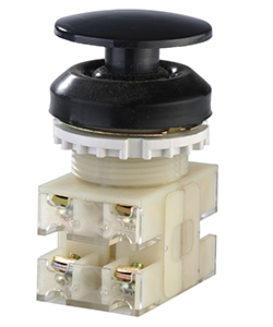 ВК30-10-22130-54 У2 (КЕ-192 исп.3), черный, 2з+2р, гриб без фиксации, IP54, 10А. 660В  (ЭТ)