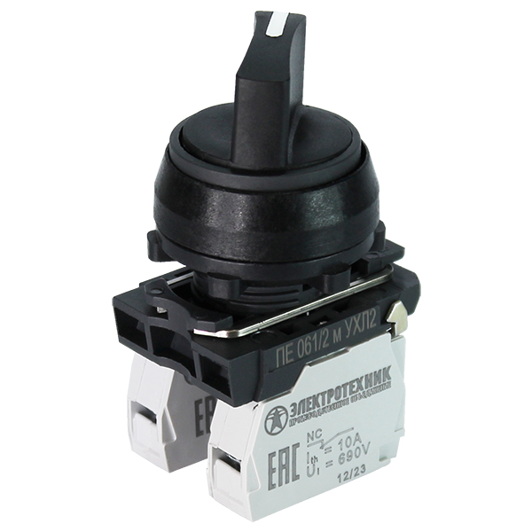 ПЕ-061 исп.2м, 1з+1р, 10А, 660В, рукоятка на 2 положения -45° +45°, IP66  (ЭТ)