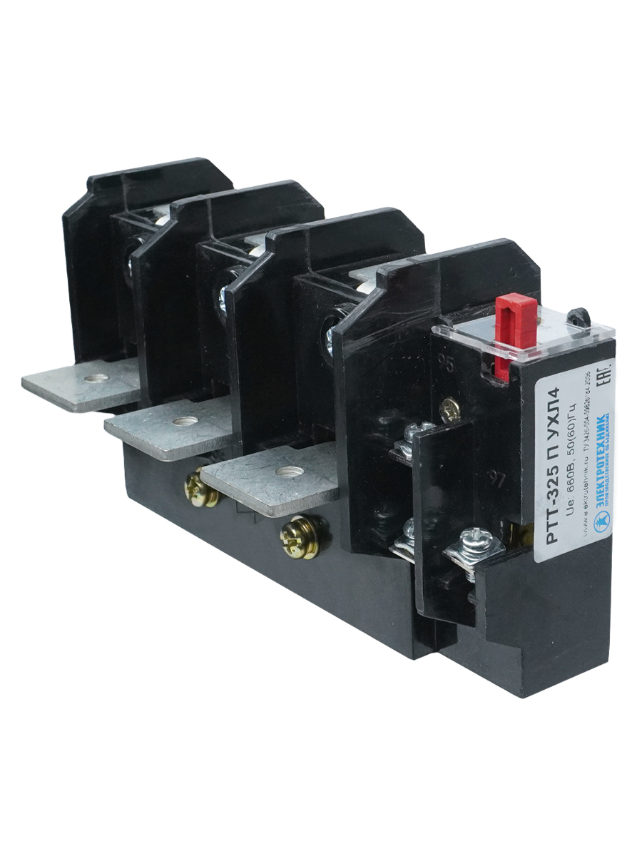 РТТ-325 П УХЛ4, 125А, 106,0 - 143,0А, 660В/50Гц, 1з+1р, ручной возврат, IP00  (ЭТ)