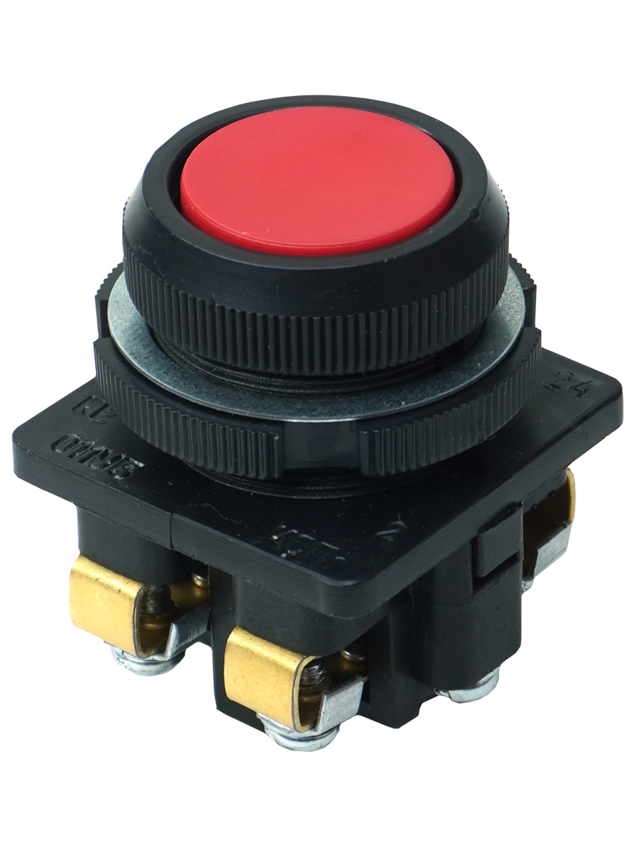 КЕ-011/2, красный, 1з+1р, цилиндр, IP40, 10А ,660В  (ЭТ)