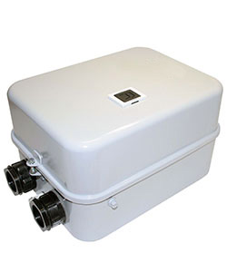 ПМ12-063211 У2 В, 380В, 2з+2р, 63А, нереверс., с реле 53,5-63,0А, в корпусе IP54, с кнопкой R  (ЭТ)