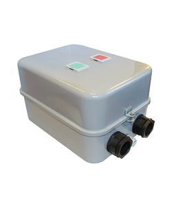 ПМ12-063121 У2 В, 380В, 2з+2р, 63А, нереверс., б/реле, в корпусе IP54, с кнопками ПУСК и СТОП  (ЭТ)