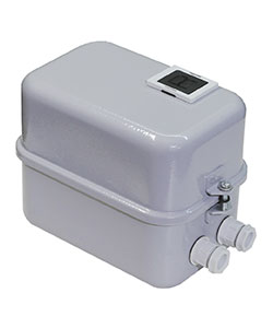 ПМ12-010240 У3 В, 220В, 1з, 10А, нереверс., с реле 7,0-10,0А, в корпусе IP40, с кнопкой R  (ЭТ)