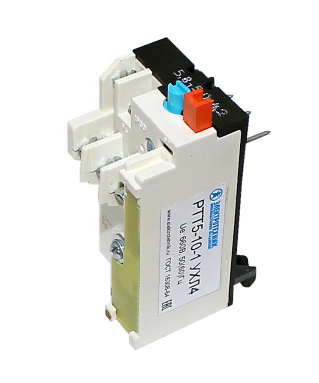  РТТ5-10-1 УХЛ4, 3,20А, 660В/50Гц, 1р, 2,70-3,70 А, ручной возврат, IP00  (ЭТ)