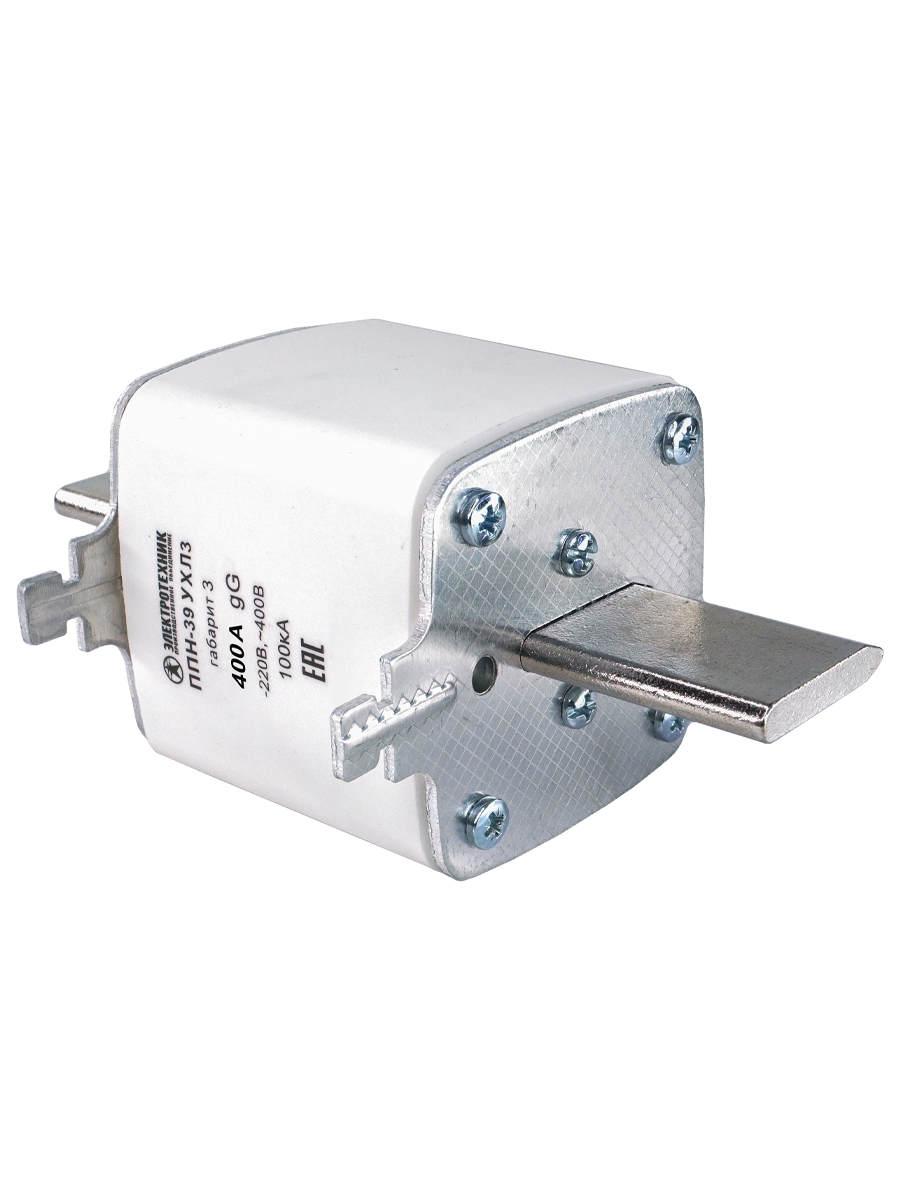 Плавкая вставка ППН-39 УХЛ3, 400А, габарит 3, IP00  (ЭТ)