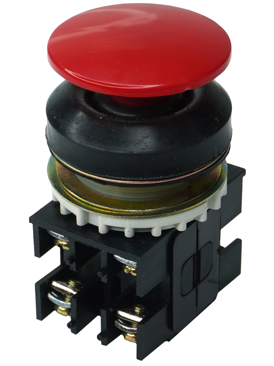 ВК30-10-22130-54 У2 (КЕ-192 исп.3), красный, 2з+2р, гриб без фиксации, IP54, 10А. 660В  (ЭТ)