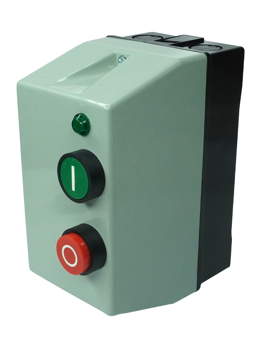 ПМЛ-4230 УХЛ4 Б,380В,1р+1з,63А,нереверс.,с реле 48-65А,в корпусе IP54,с кнопк.ПУСК+СТОП,сигн.л. (ЭТ)