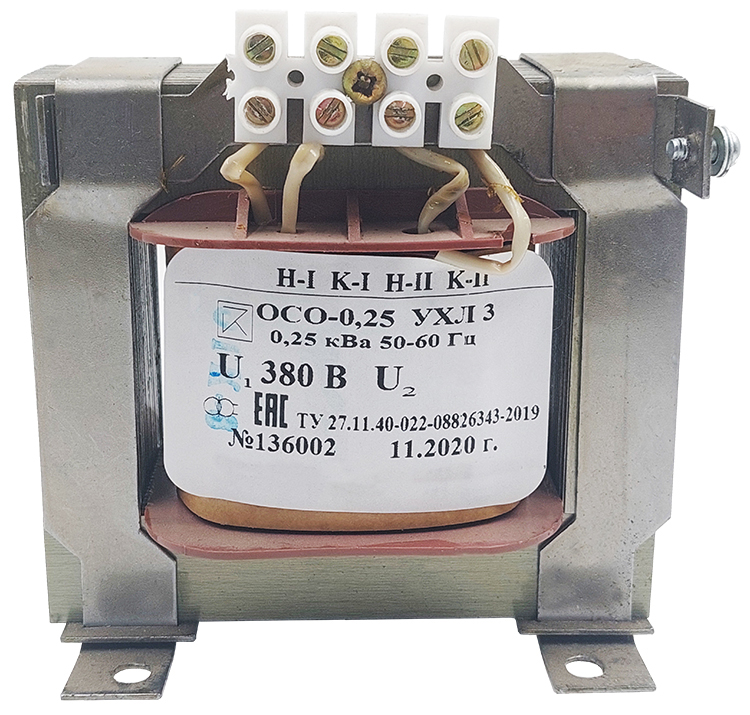 ОСО-0,25 УХЛ3 380/12, IP00  