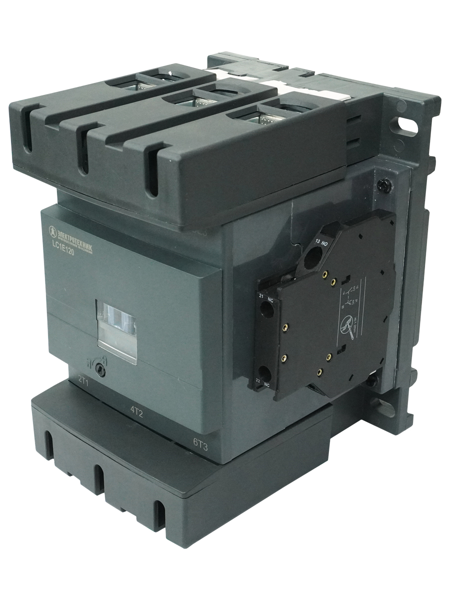 LC1E120M5, 3P, 120А, 1НО+1НЗ, 220В/50Гц, контактор электромагнитный  (ЭТ)