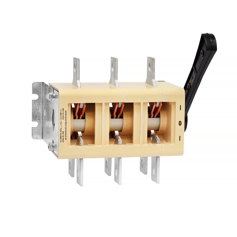 ВР32-39 А 70220-00 УХЛ3, 630А, несъёмная боковая рукоятка, 3-х пол. на два напр., IP00  (ЭТ)(Китай)