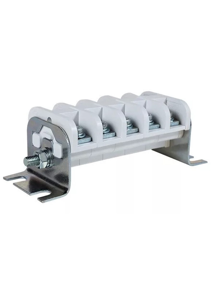 КБ63-5У3, 63А, 2,5-16 мм2, пять пар винтовых клемм, винт М5