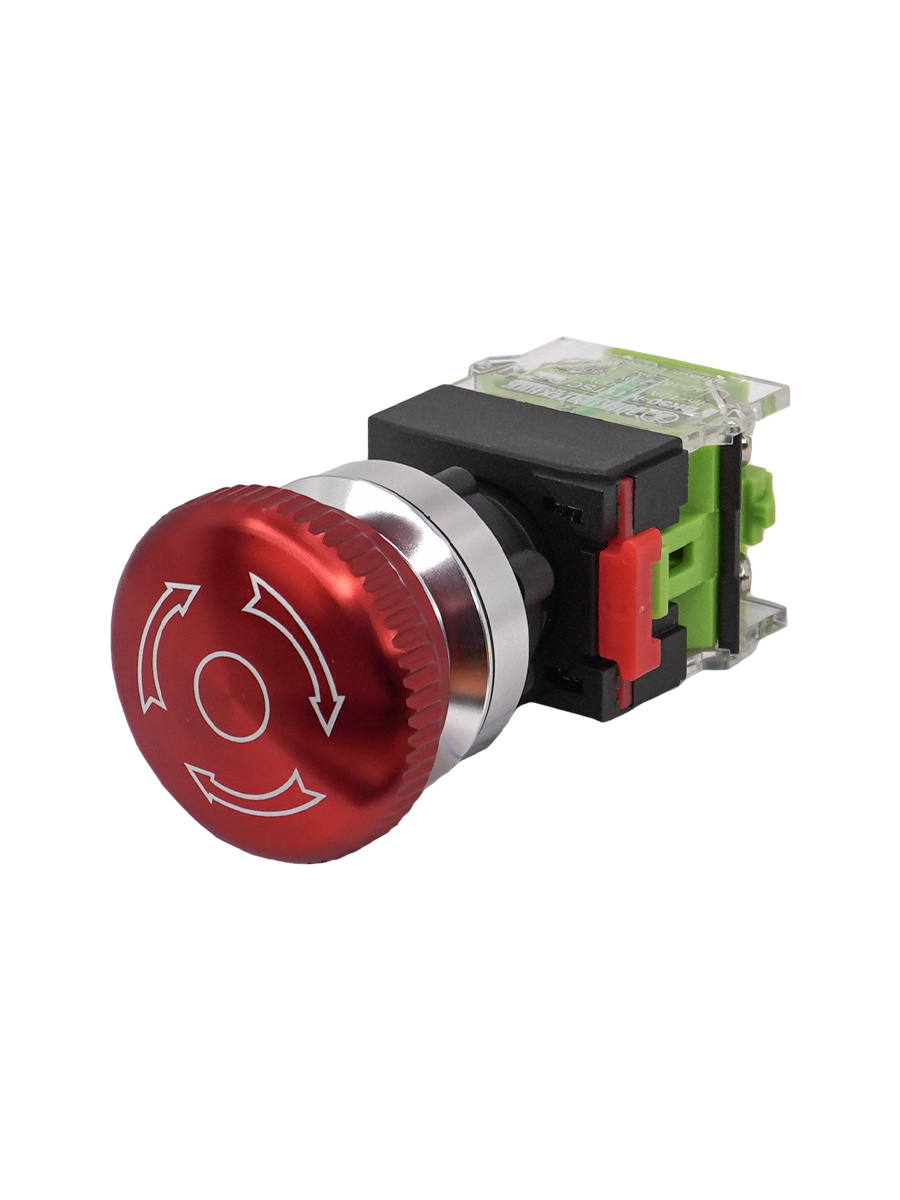ВК30-М11TSC/R/P, красный, 1НО+1НЗ, гриб с фиксацией 40мм, d30мм, IP65  (ЭТ)