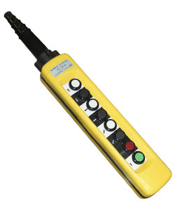 ПКТ-40ПС У2, IP65, кнопка ПУСК с фиксацией, стоп, вверх, вниз, влево, вправо, 5NO+1NC  (ЭТ)