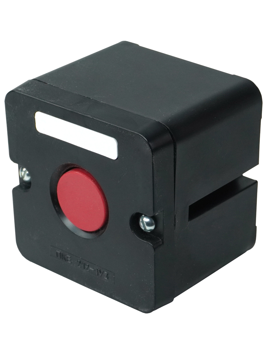 ПКЕ 212-1 У3, 10А, 660В, 1 элемент, красный цилиндр, накладной, IP40  (ЭТ)